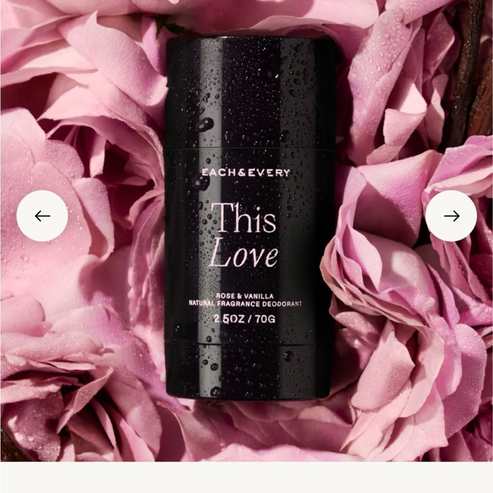 Each & Every Rose Vanilla Deodorant